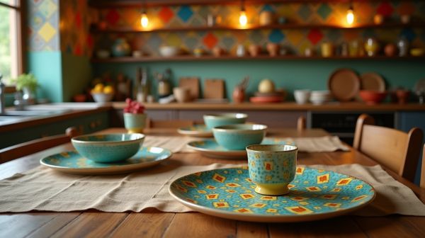 Carreaux, pois, rayures : la tendance graphique s'invite à table