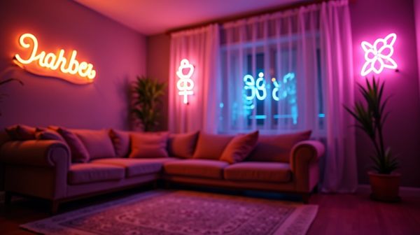 Optimiser votre déco avec des néons personnalisés uniques